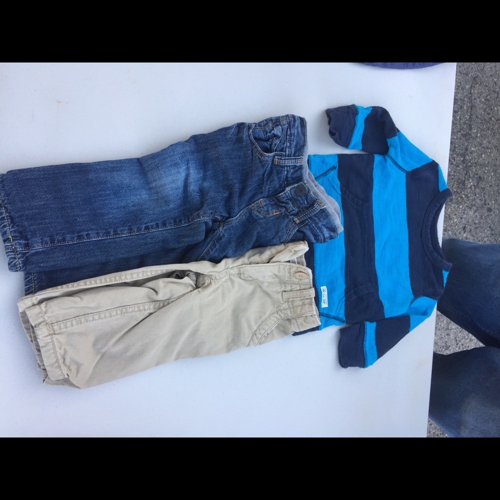 Used boys Gap jeans and Sweater